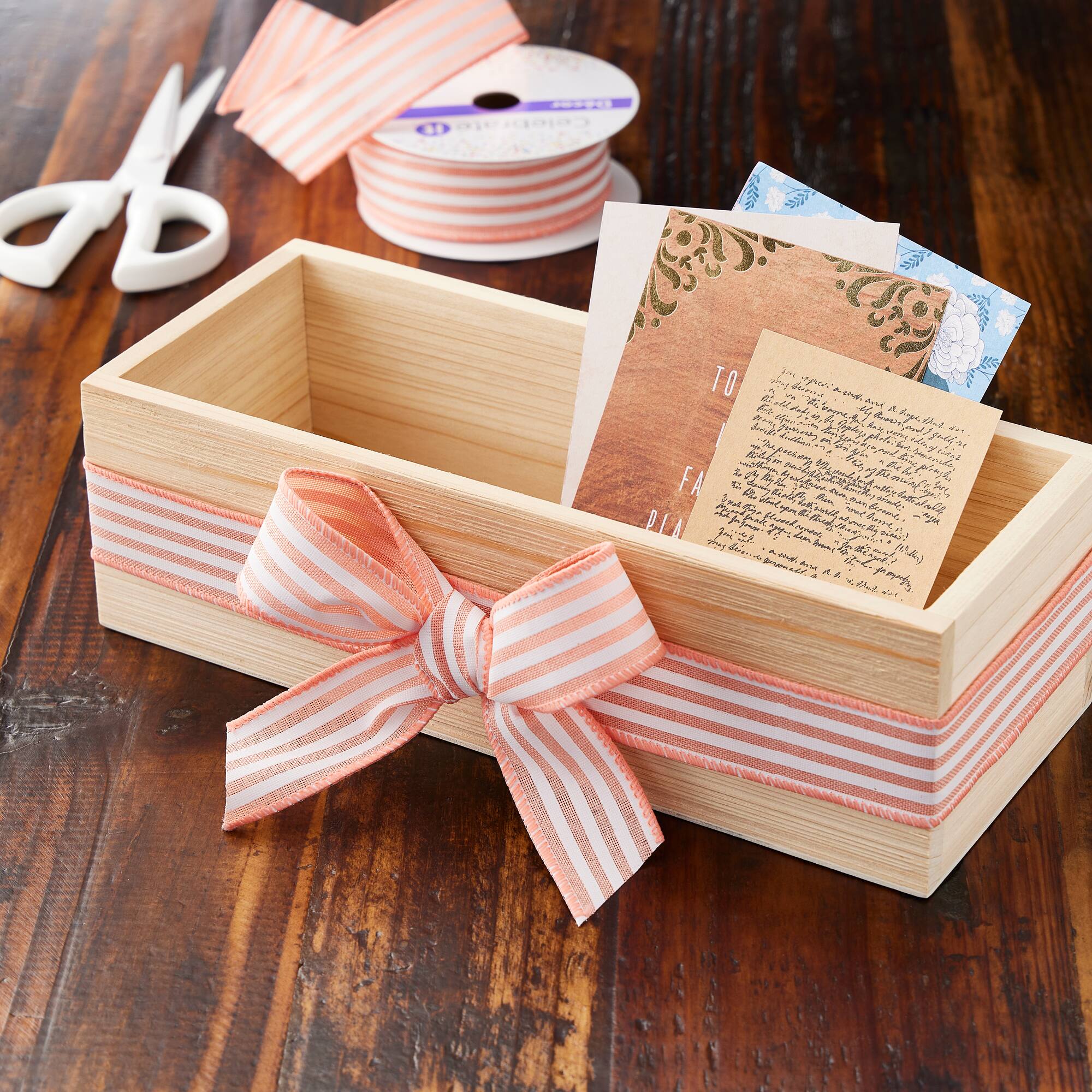 6 Pack: 12" Wooden Box by Make Market®